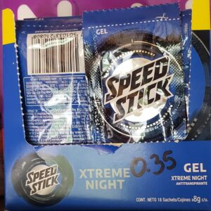 Desodorante en Gel Speed Stick Xtreme Night (Sachet)