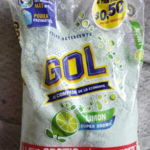 Detergente en Polvo Gol Limón (225 g)